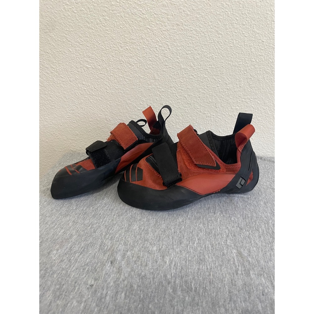 Black Diamond 7.5M 8.5W Focus‎ Climbing Shoes Orange Aggressive Bouldering Shoes